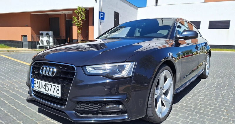 Audi A5 cena 74999 przebieg: 130000, rok produkcji 2016 z Białystok małe 407